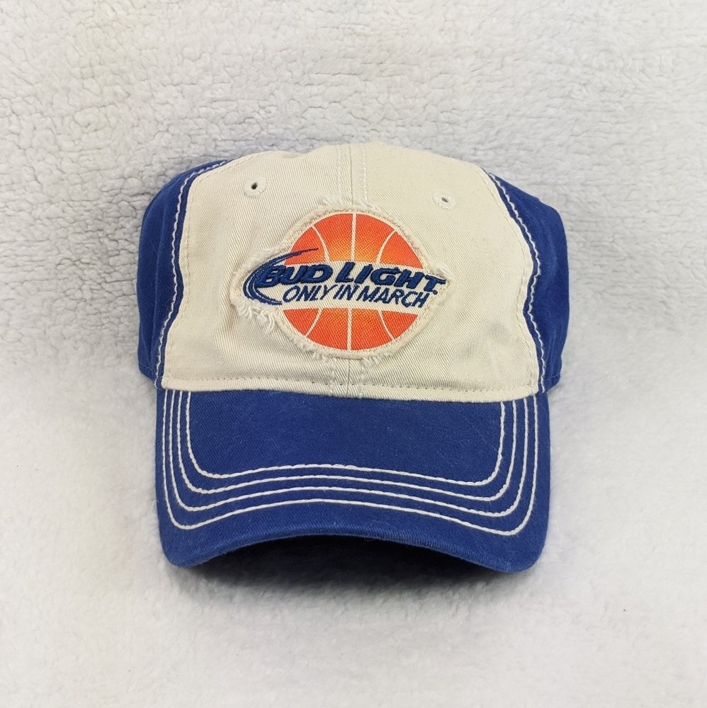 NEW! BUD LIGHT ADJUSTABLE HAT MARCH MADNESS BLUE